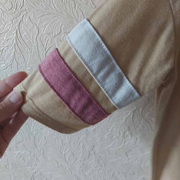 LuLaRoe Irma tunic top yellow ringer oversized short sleeve modest XXS - Picture 3 of 8